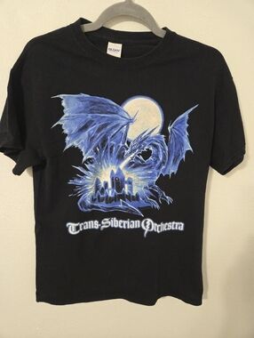 Trans Siberian Orchestra 2018 Winter Concert Tour T Shirt Mens Medium Black